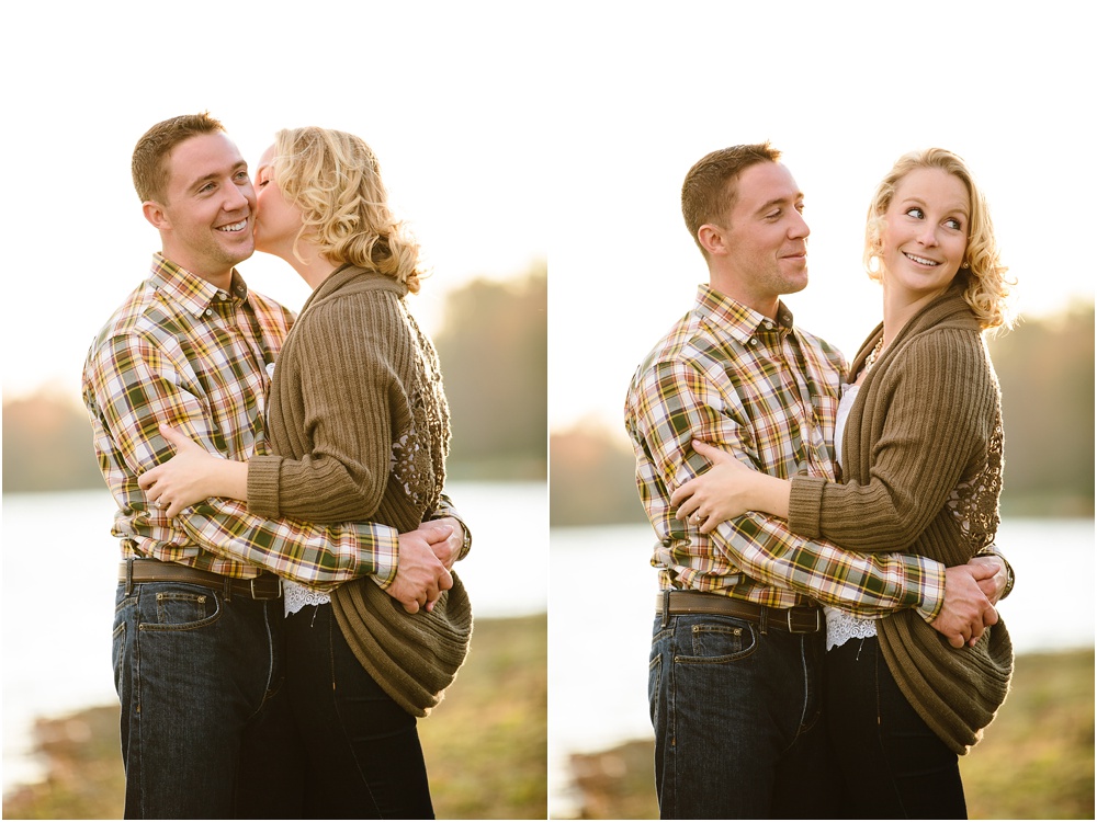 Ellen and Nick // Peace Valley Park Rustic Engagement Photography