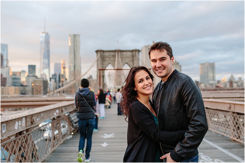 Julianna + Dave // New York City Engagement Session {East Village & Brooklyn Bridge}