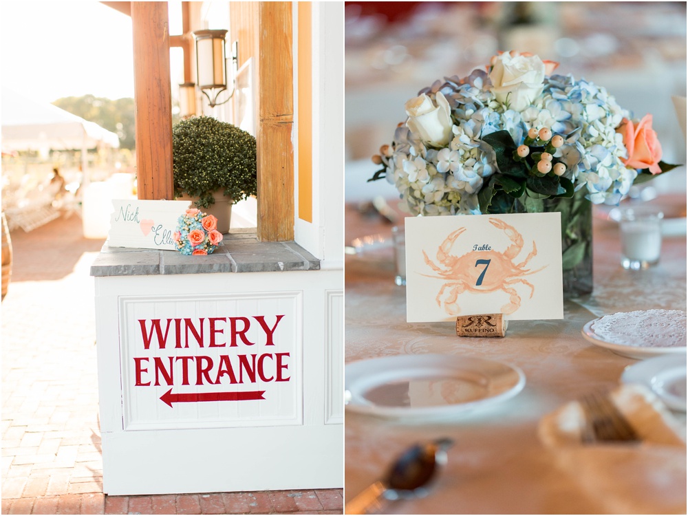 Romantic Sunset Willow Creek Winery Wedding | Cape May NJ Wedding Photographer | Ellen and Nick