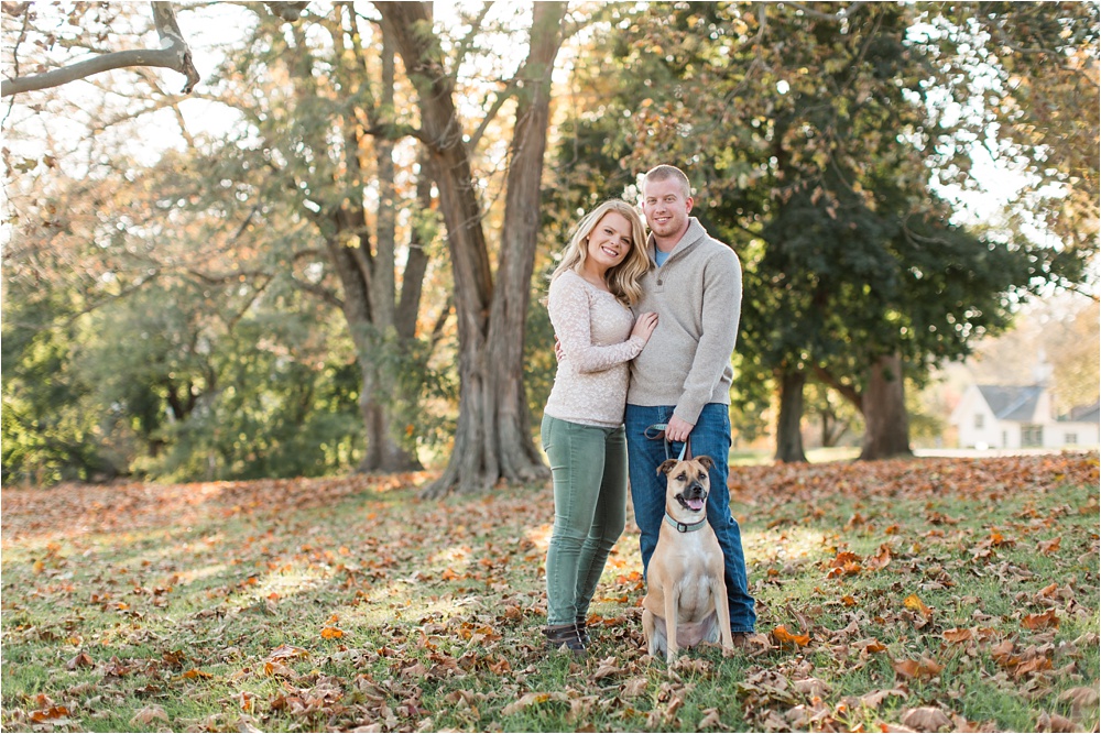Dreamy Fall Golden Hour Engagement | Valley Forge National Park Engagement Photographer | Laura and Chris