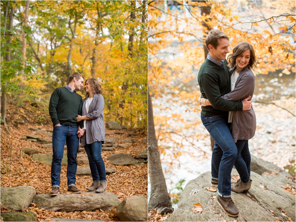 Late Fall Forbidden Drive Engagement Session | Philadelphia PA Wedding Photographer | Lauren and Nathan