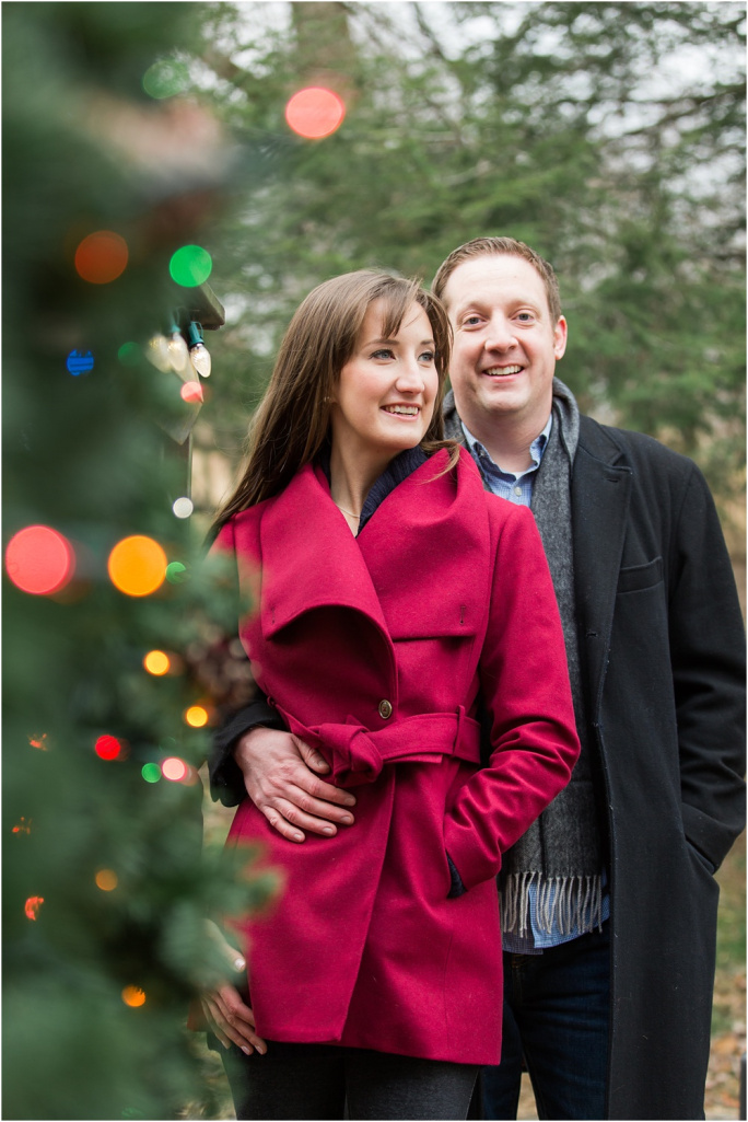 Late Fall Holiday Engagement Session | Glen Mills PA Wedding Photographer | Amy and Ted