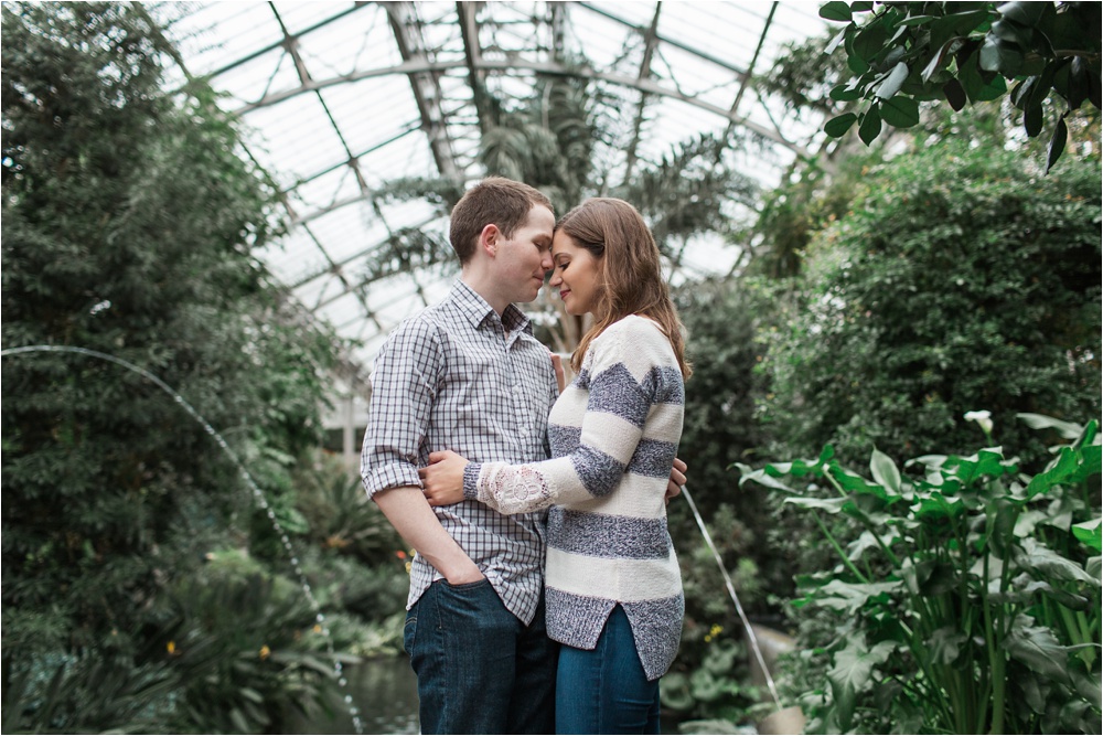 Longwood Gardens Holiday Engagement Session | Chadds Ford Engagement Photographer | Lauren and Liam