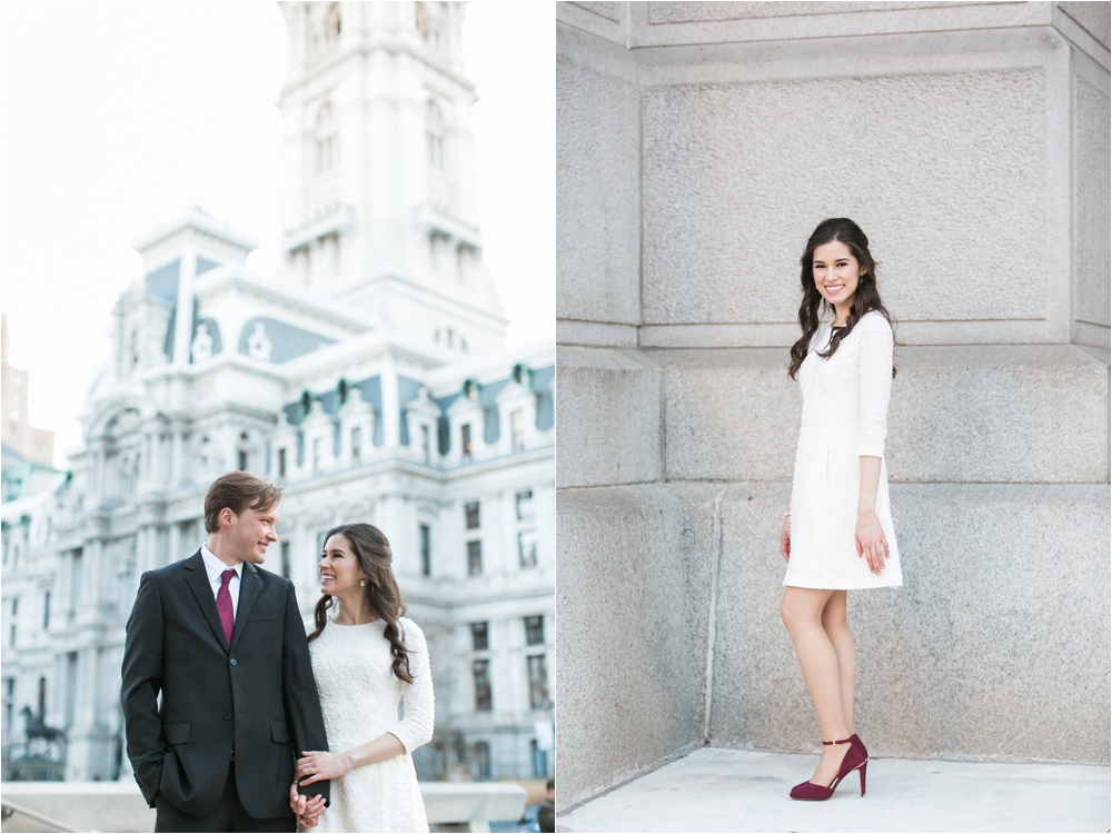 Intimate Philadelphia City Hall Elopement | Philadelphia PA Elopement Photographer | Jacqueline and Alexey