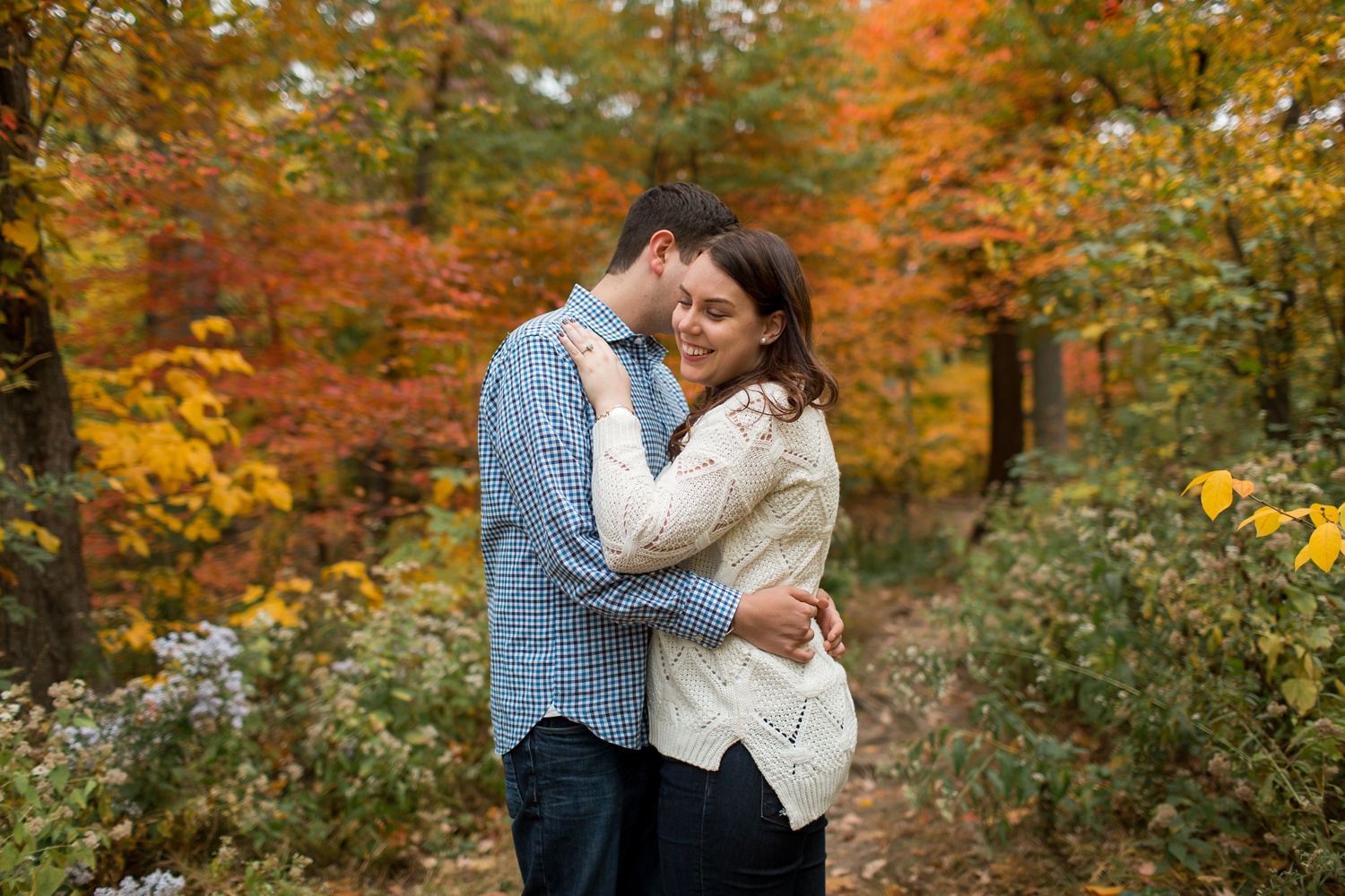 Cozy Central Park Engagement Session | NYC Wedding Photographer | Katie and Jon
