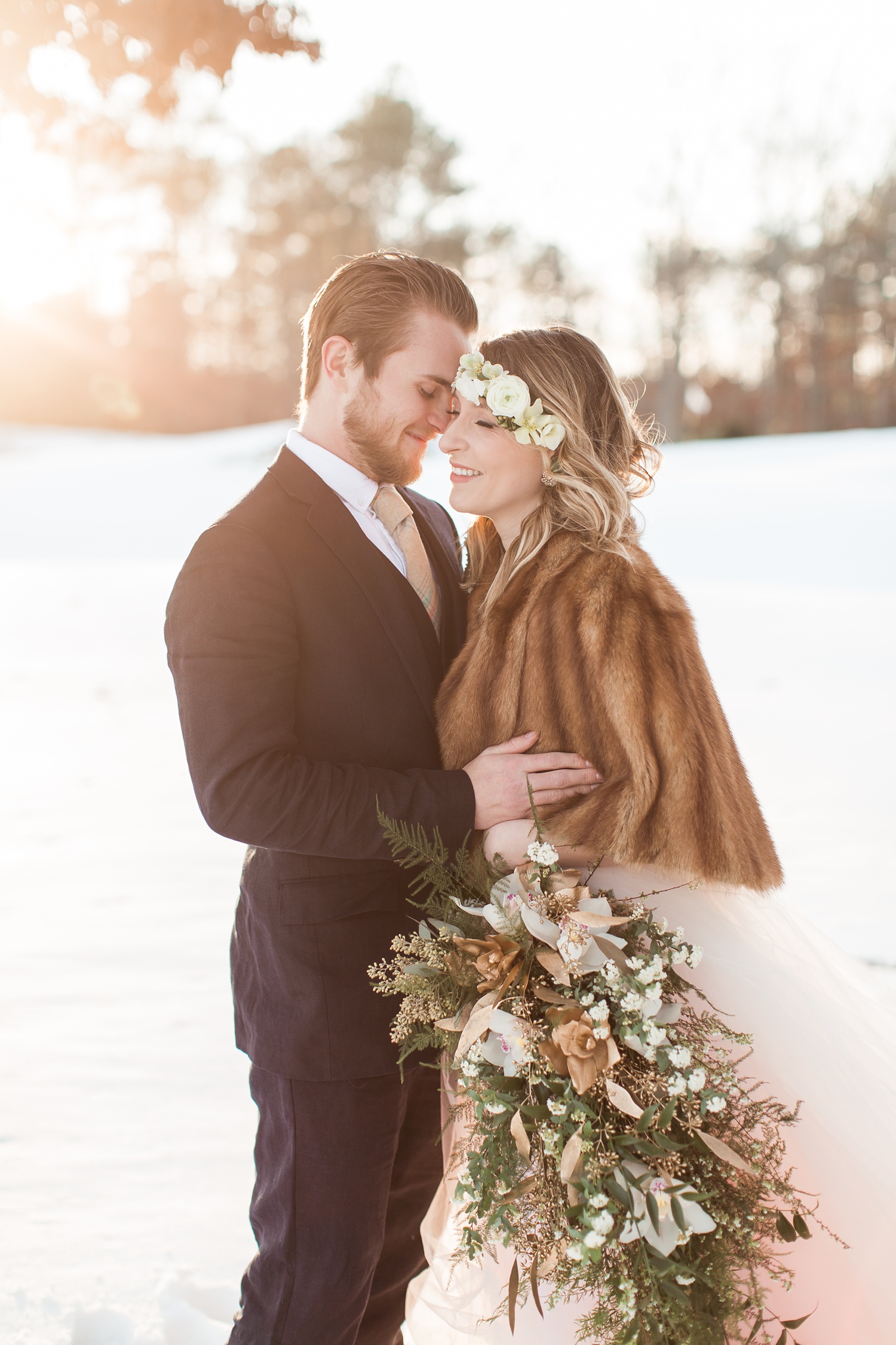 South Jersey Wedding Photography | Winter Garden Wedding Inspiration | Running Deer Golf Club Wedding Photography