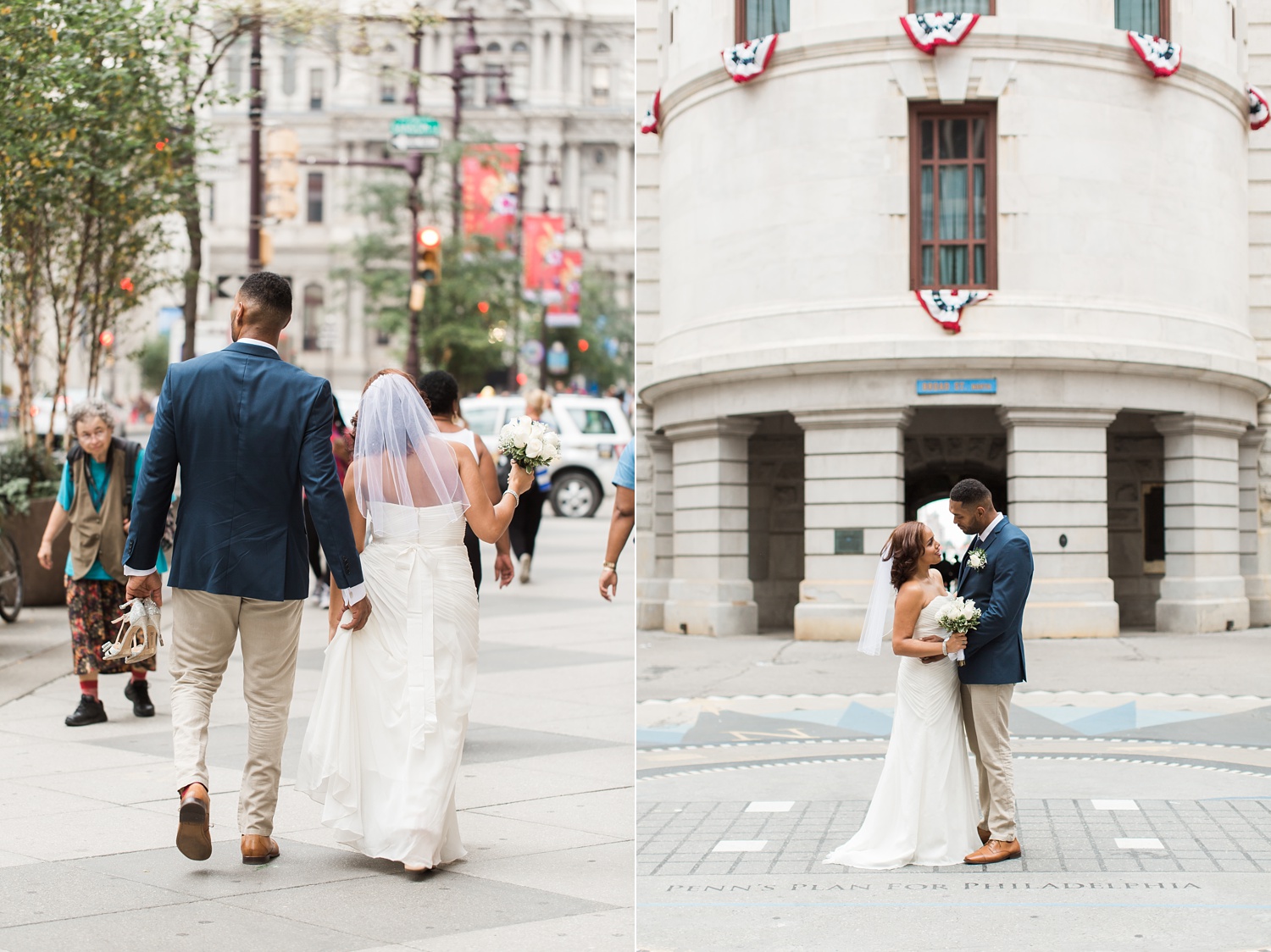 Philadelphia Elopement Photographer | City Hall Wedding | Ingrid &amp; Carlos