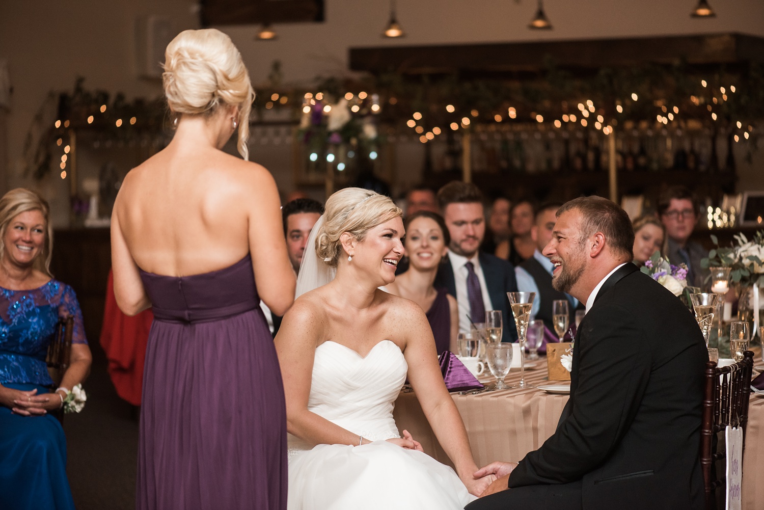 Holly Hedge Wedding Photography | Purple and Cream Wedding Inspiration | Brittany and Chris