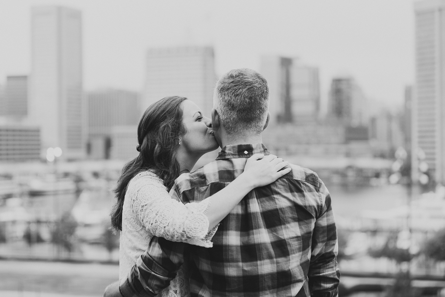 Baltimore Inner Harbor Engagement Session | American Visionary Museum | Anissa and Andrew