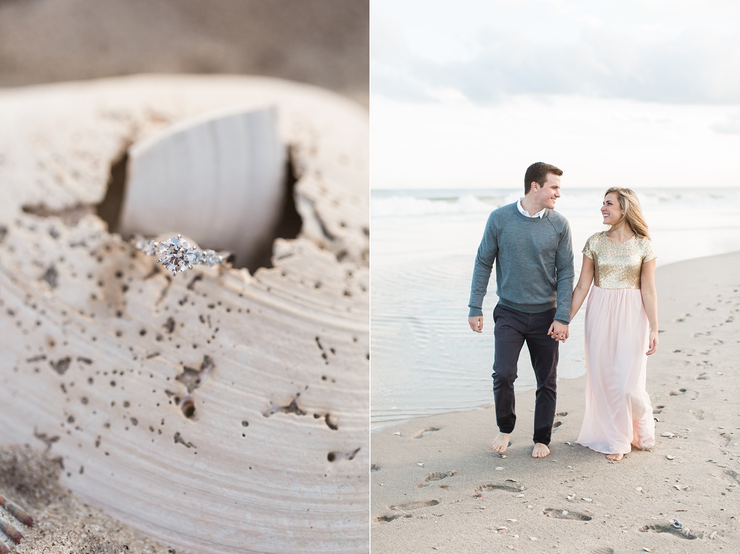 Long Beach Island Engagement Session | Golden Hour Seaside Engagement Photography | Taylor and Shayne