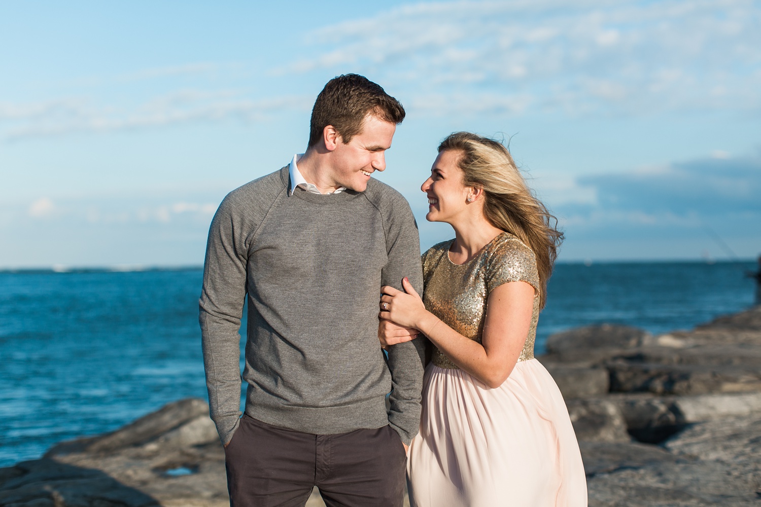 Long Beach Island Engagement Session | Golden Hour Seaside Engagement Photography | Taylor and Shayne