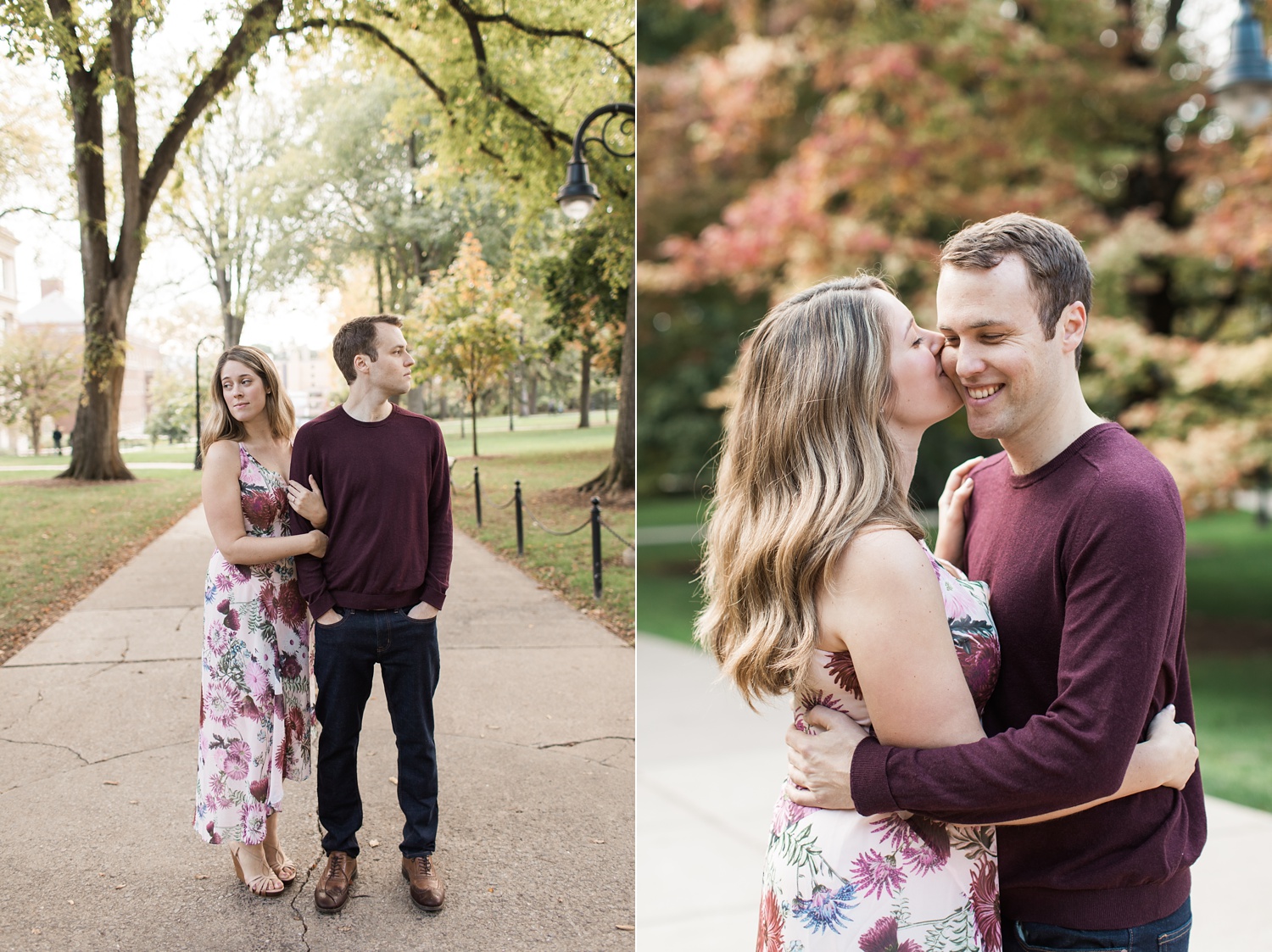 State College, PA Engagement Photographer | Downtown State College Engagement Session | Jen and Mike