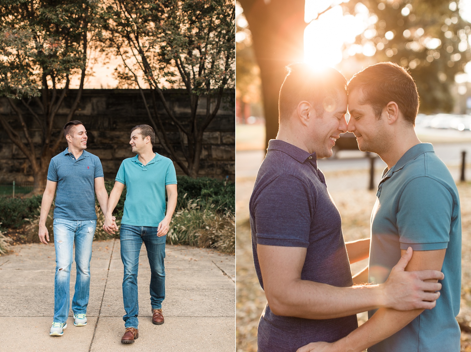 Philadelphia Museum of Art Engagement Session | Fall Engagement Photography | Paul and Ken