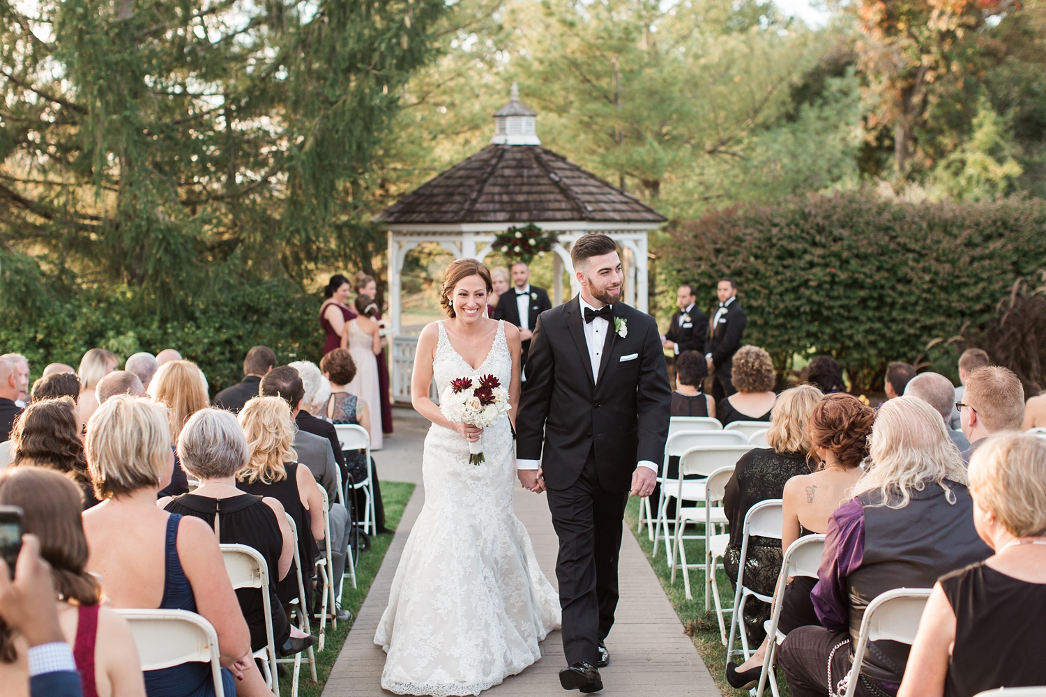 Cranberry and Cream Fall Wedding | Blue Bell Country Club Wedding Photography | Nicole and Mike