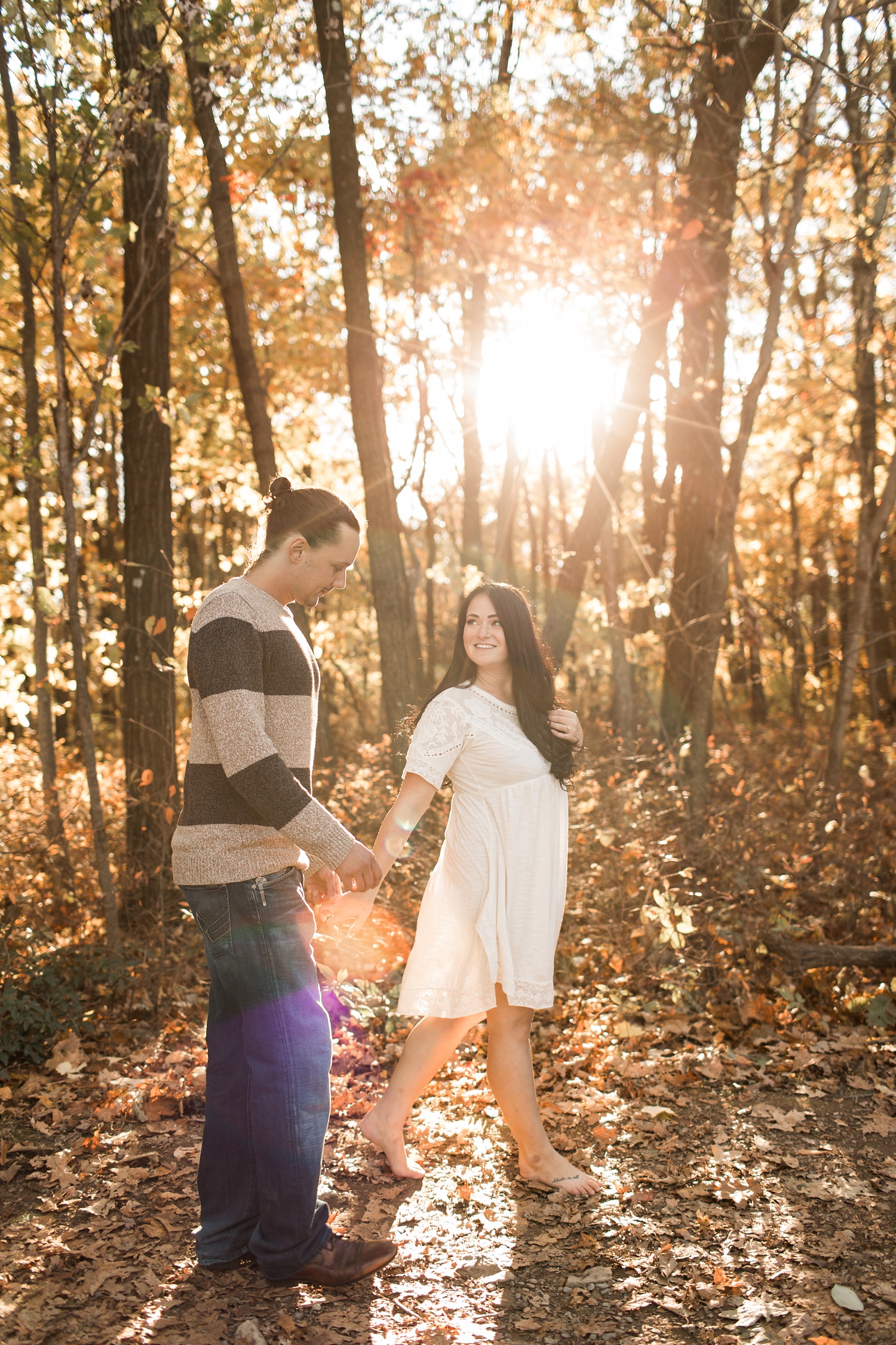 Hawk Mountain Preserve Engagement Session | Adventure Engagement Photography | Heidi and David