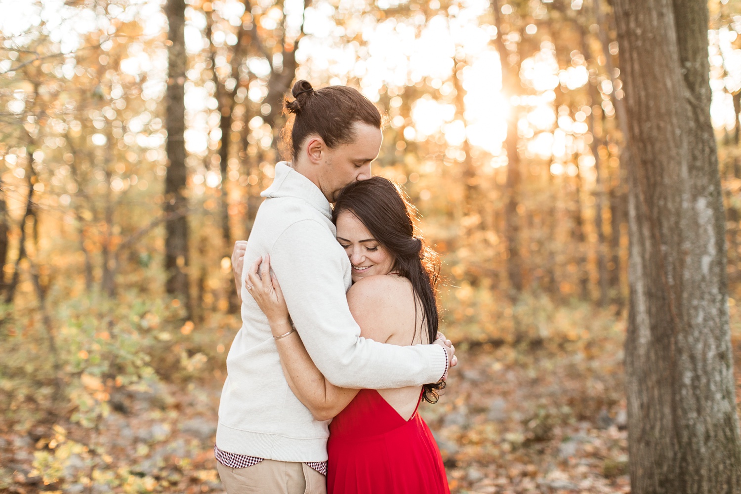 Hawk Mountain Preserve Engagement Session | Adventure Engagement Photography | Hei di and David