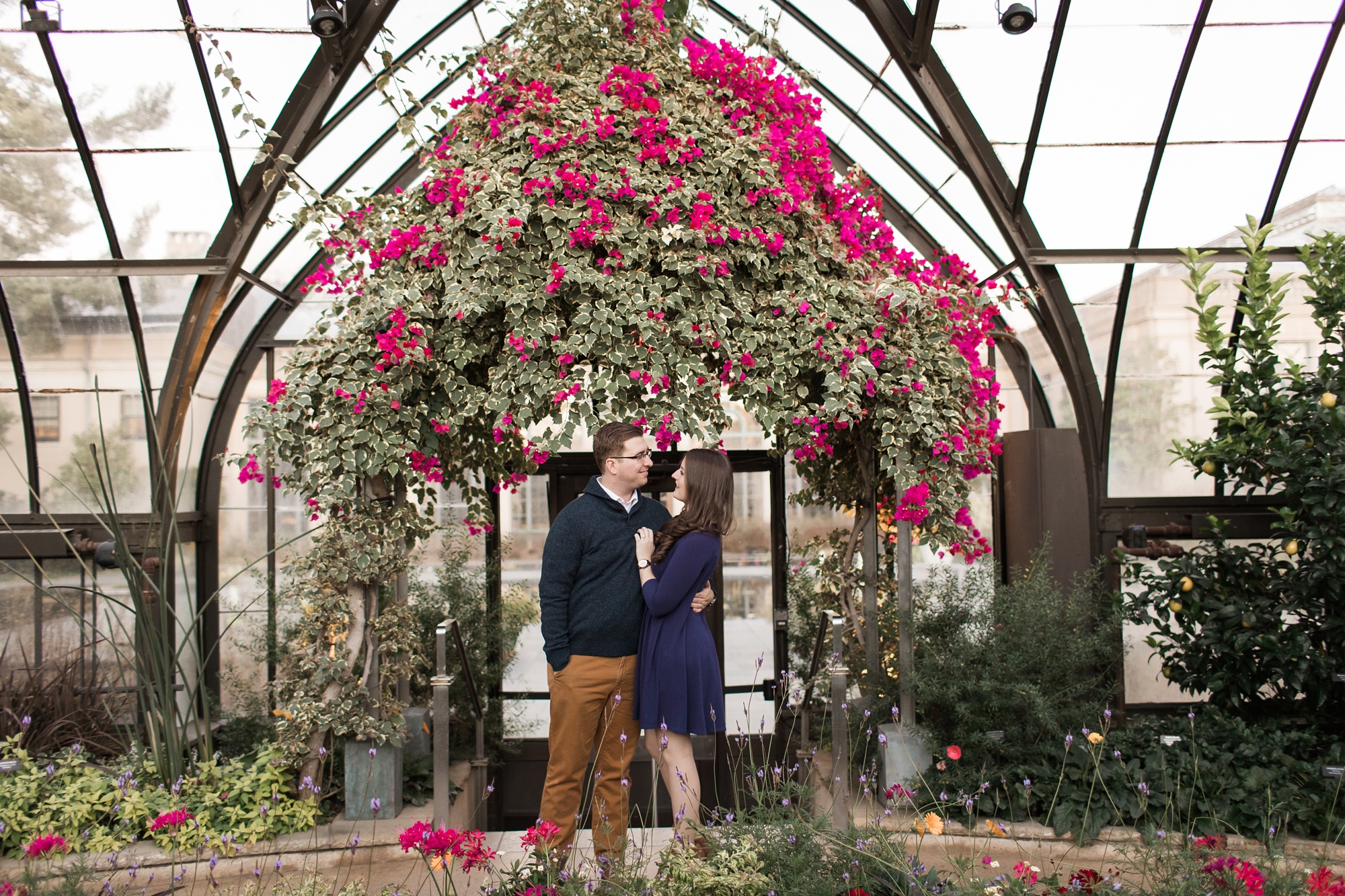 Longwood Gardens Engagement Session | Chadds Ford Wedding Photographer | Kathleen and Nick