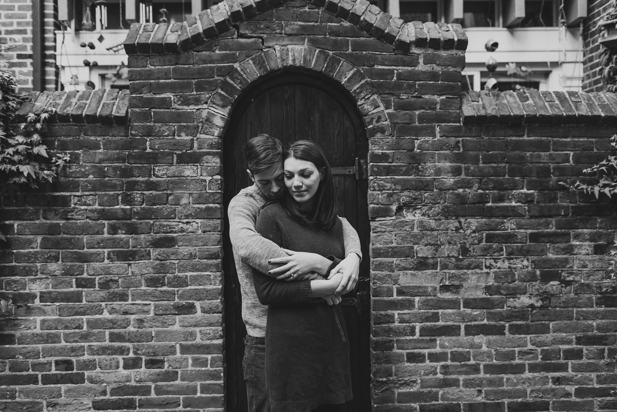 Philadelphia Old City Engagement Session Photographer | Washington Square Engagement | Megan and James
