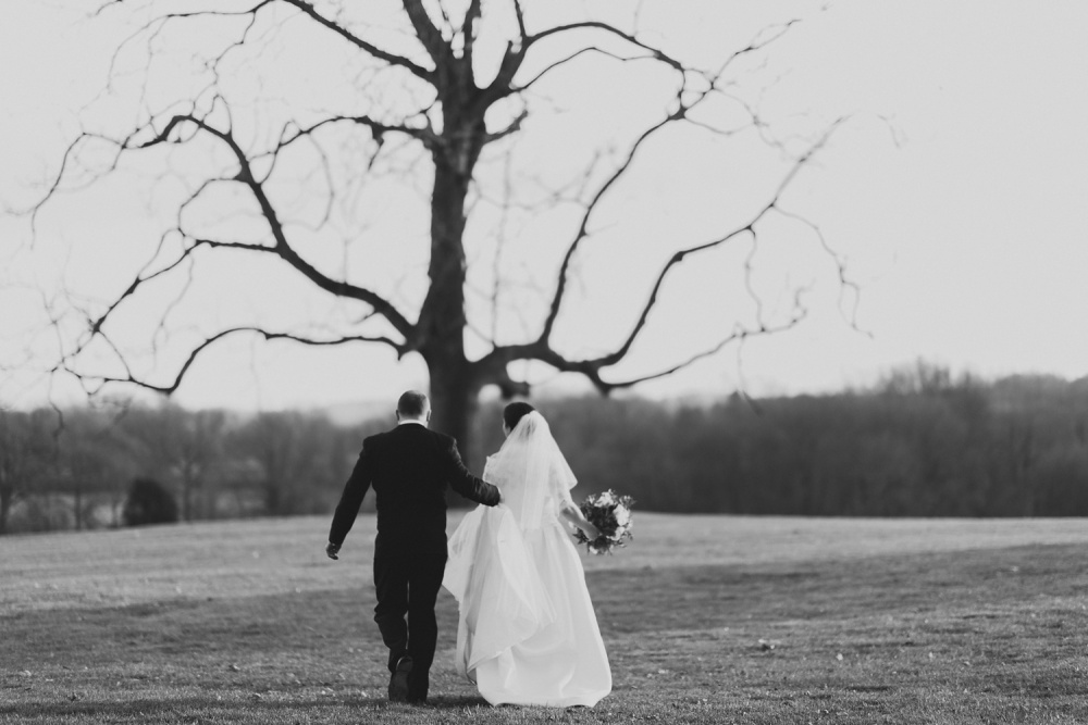 The Radnor Hunt and Pony Club Wedding Photography | Cozy Pennsylvania Winter Wedding | Bernadette and Ryan