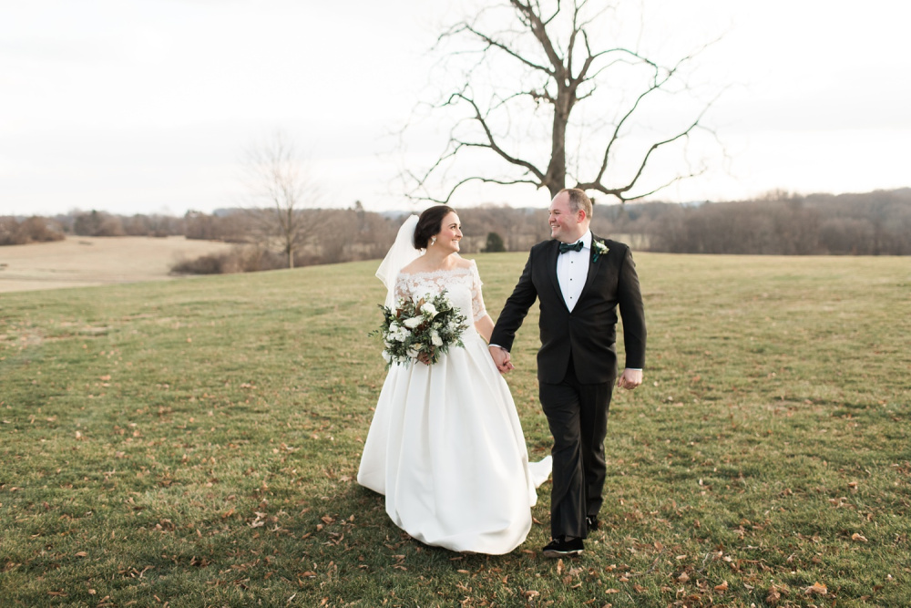 The Radnor Hunt and Pony Club Wedding Photography | Cozy Pennsylvania Winter Wedding | Bernadette and Ryan