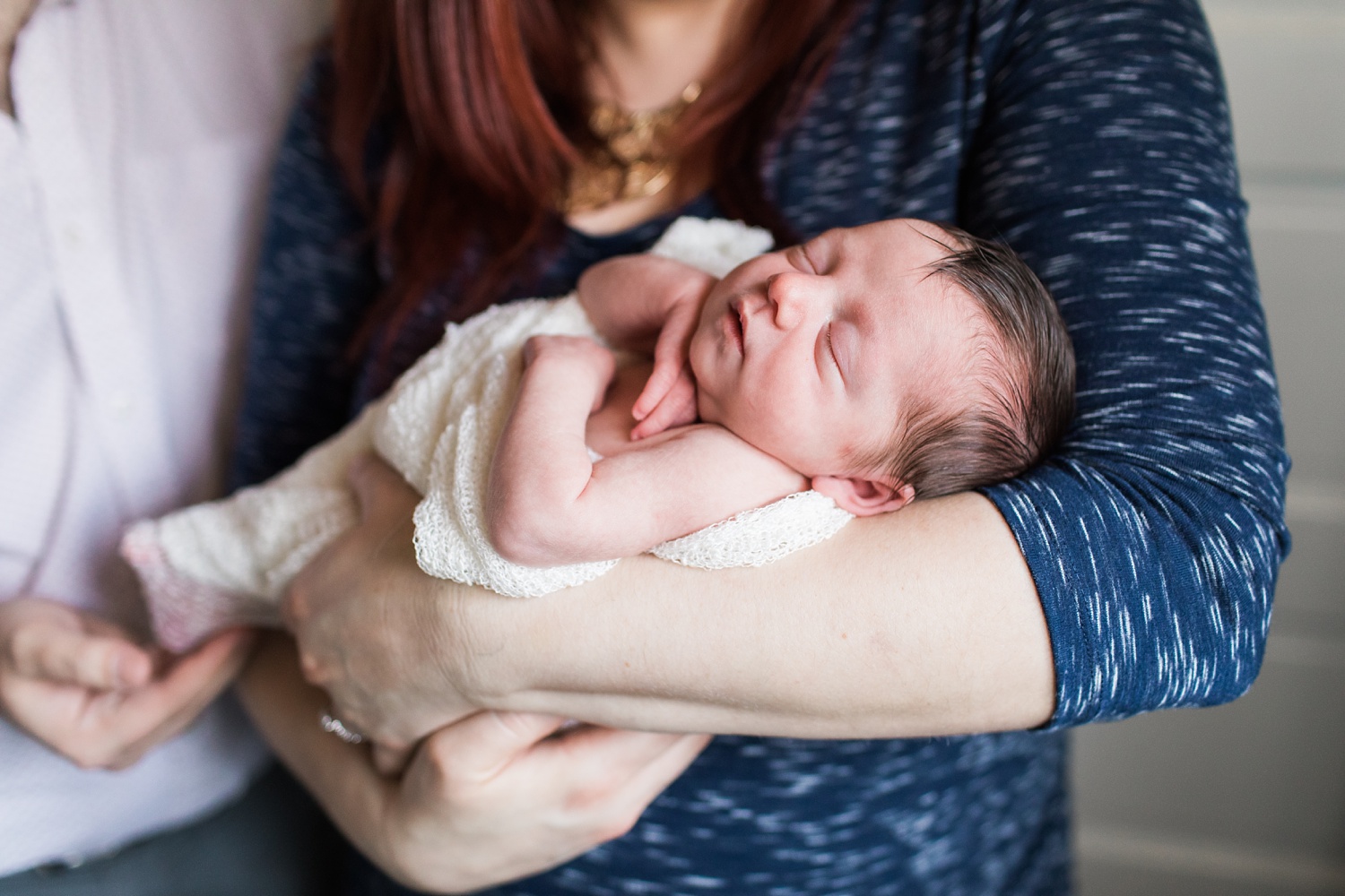 Philadelphia PA Lifestyle Newborn Photographer | SJP Baby | Evelyn
