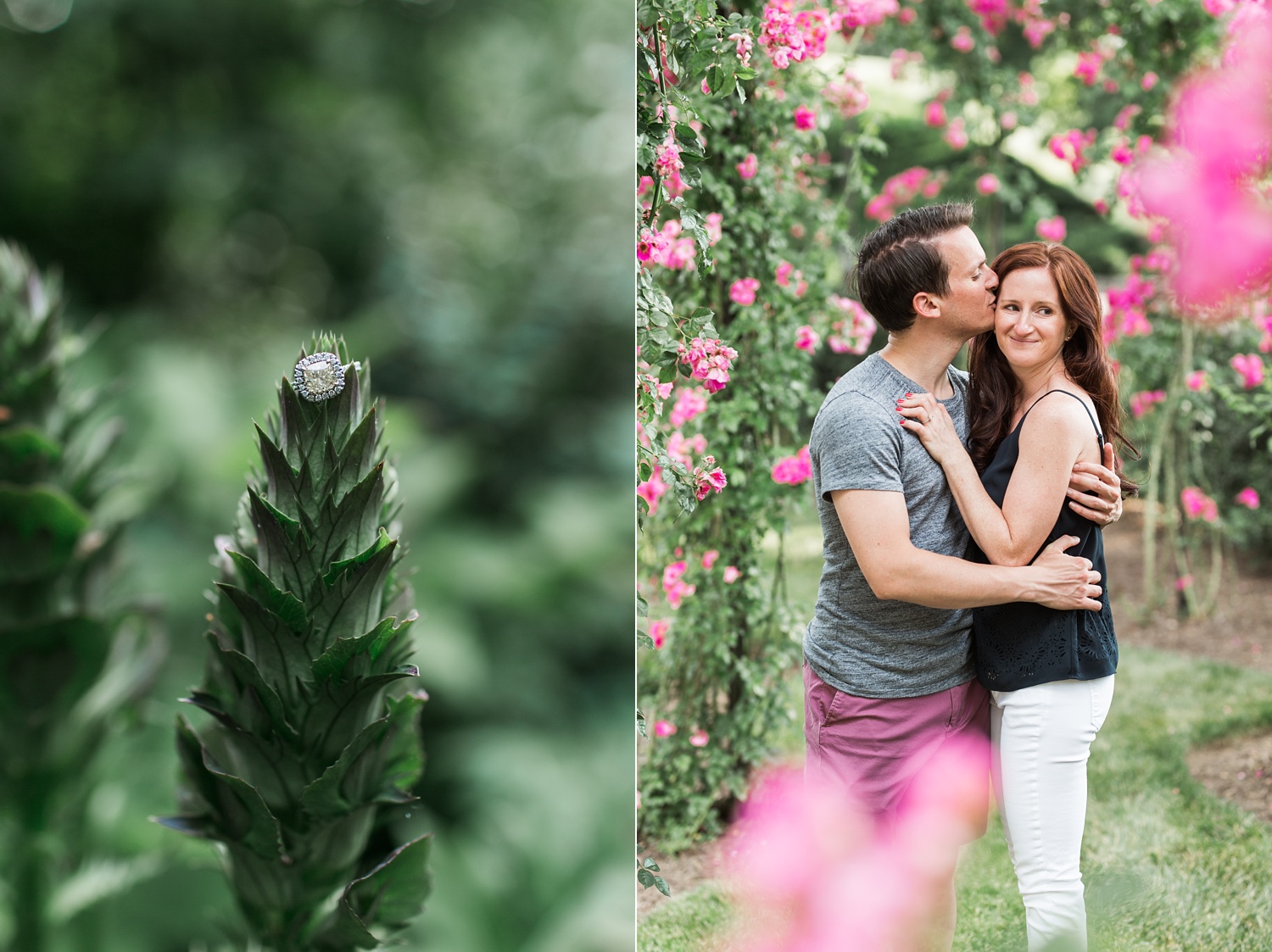 Secret Garden Engagement Photography | Spring Engagement Session | Kristin and Steve Longwood Gardens