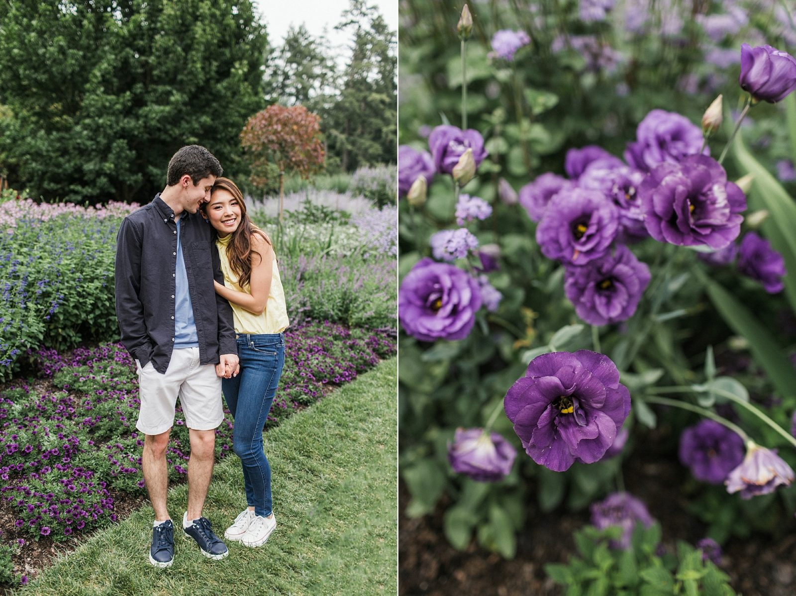 Summer Garden Engagement Session Chadds Ford PA Wedding Photographer