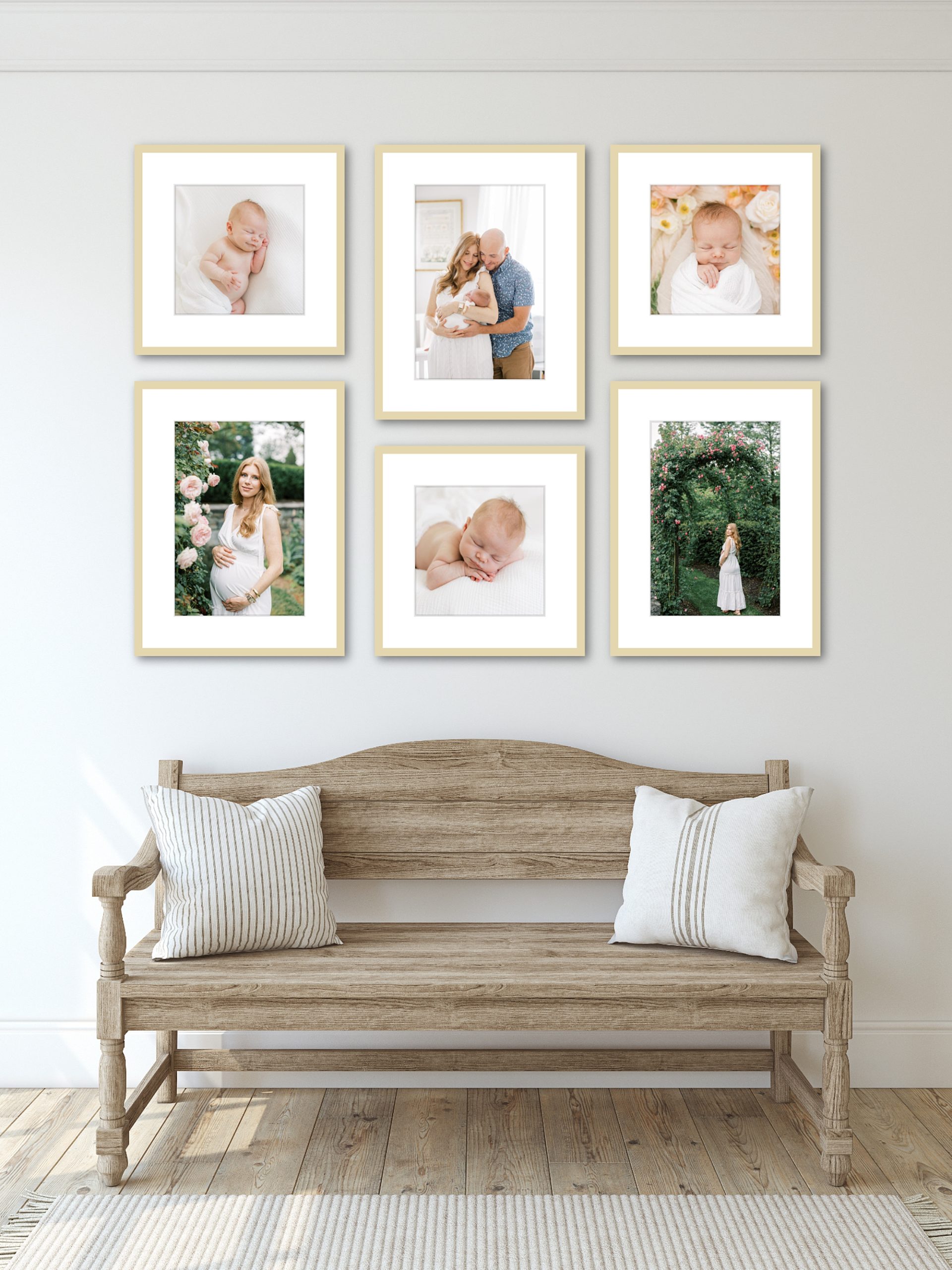 top three ways Philly PA newborn and family clients display their photos
