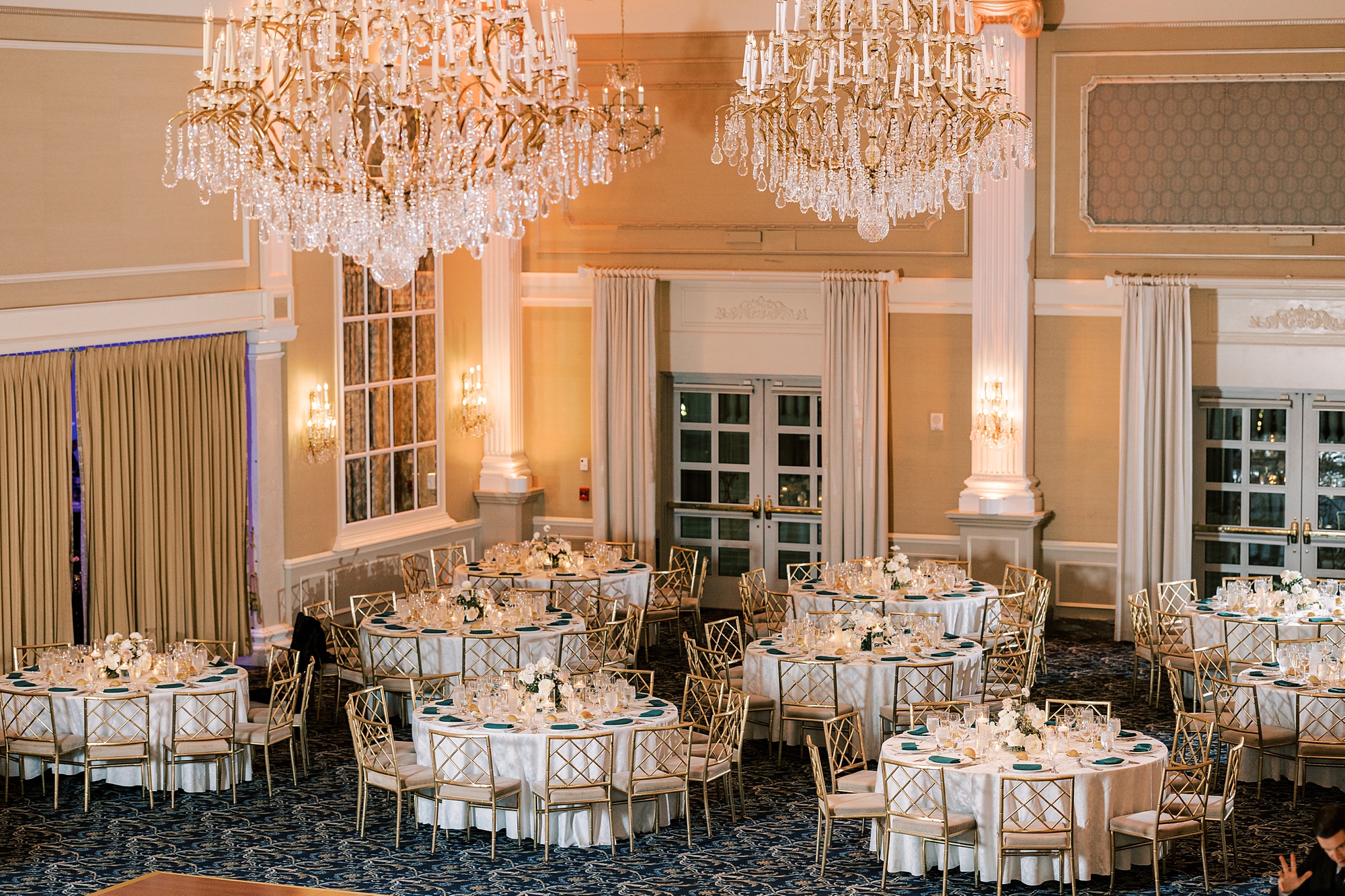 New Year's Eve wedding reception at The Palace at Somerset Park