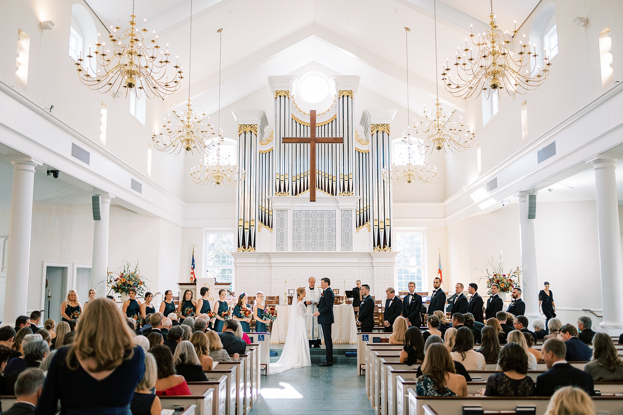 St. David’s Episcopal Church wedding ceremony in Philadelphia PA